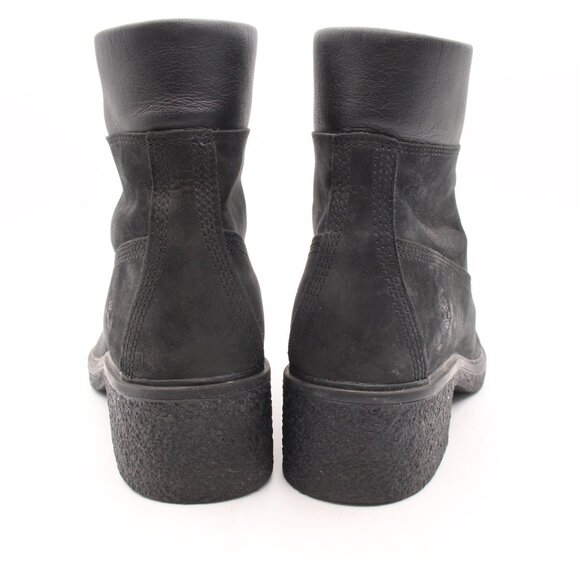 Timberland Brinda Women's Size 9.5 A1JXI Black Nubuck Lace-Up Combat Boots - Picture 5 of 10